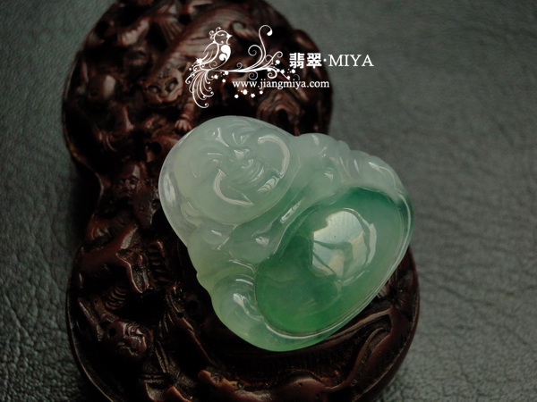 A货翡翠弥勒佛