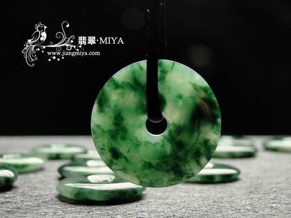 花青平安扣