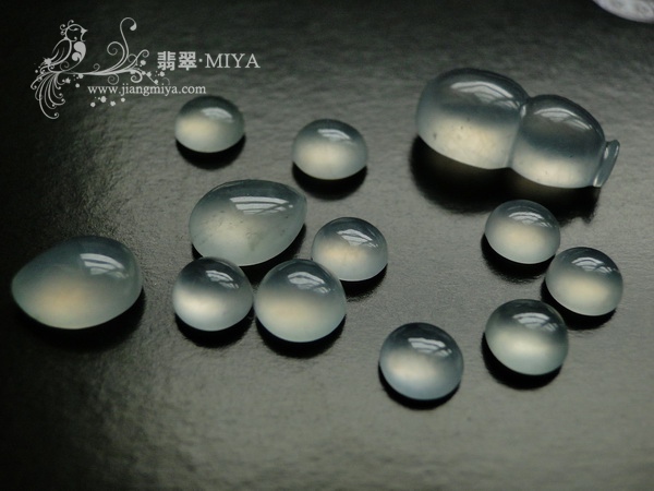冰玻种翡翠蛋面定制