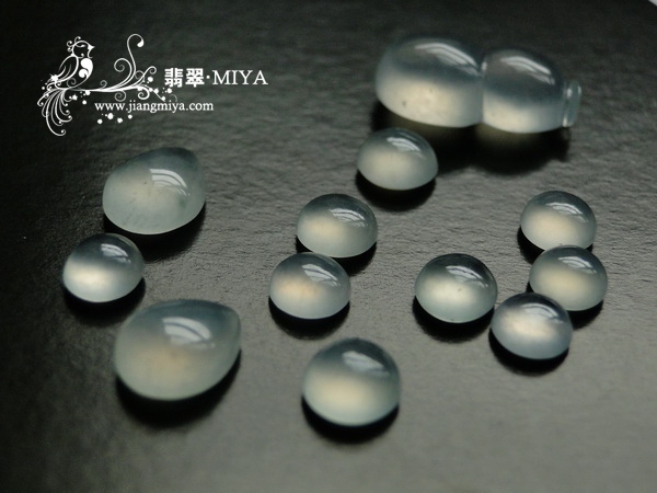 冰玻种翡翠蛋面定制