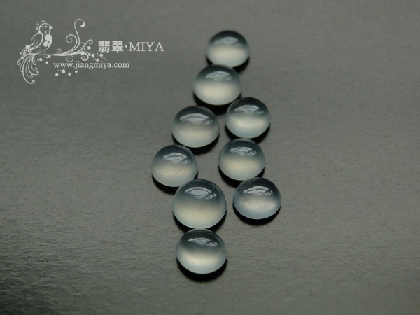 冰玻种翡翠蛋面定制