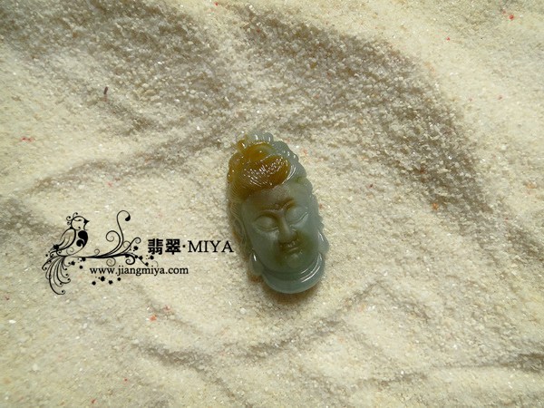 翡翠观音头像
