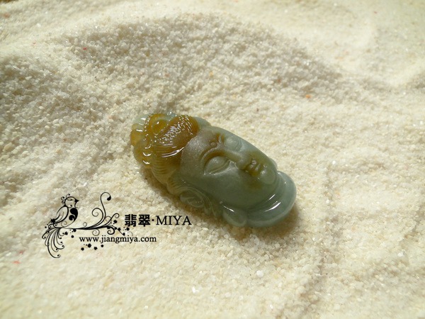 翡翠观音头像