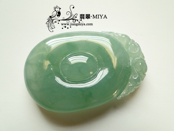 超值冰种淡绿色翡翠大花件团购
