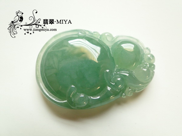 超值冰种淡绿色翡翠大花件团购