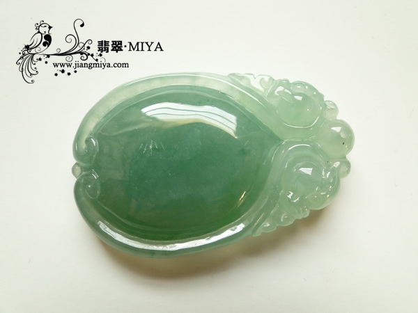 超值冰种淡绿色翡翠大花件团购