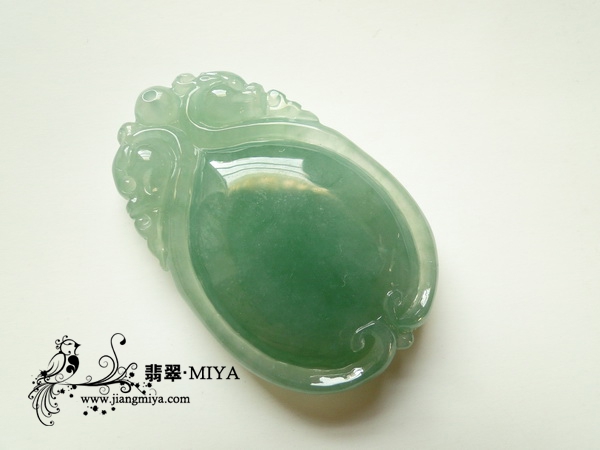 超值冰种淡绿色翡翠大花件团购