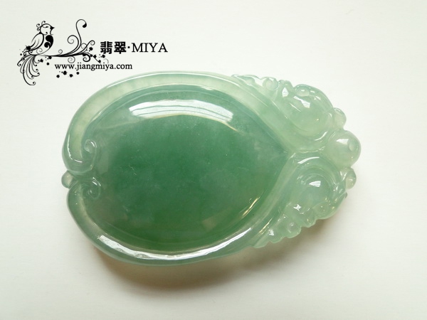 超值冰种淡绿色翡翠大花件团购