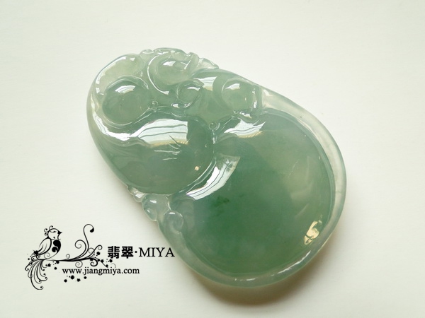超值冰种淡绿色翡翠大花件团购