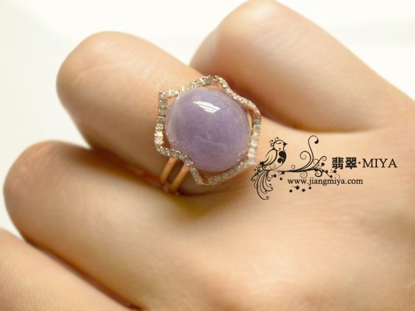 咪雅翡翠，8月定制镶嵌翡翠