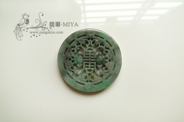仿古雕刻超值翡翠花件