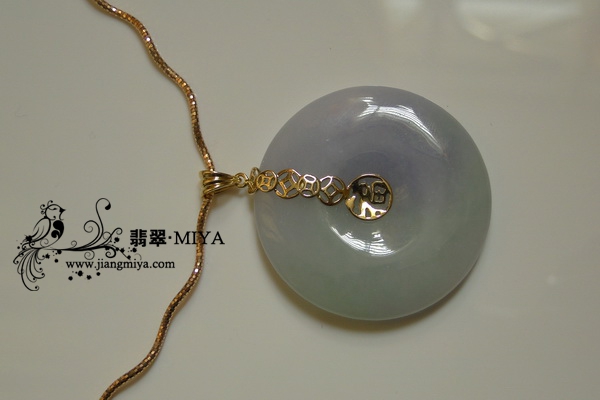 大件厚庄翡翠大平安扣