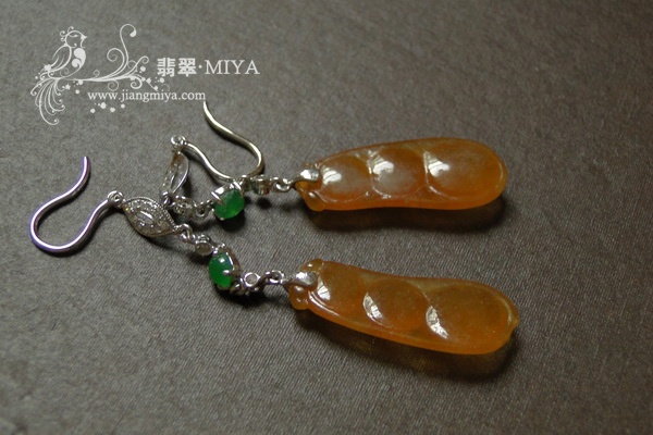 高档精品翡翠耳坠