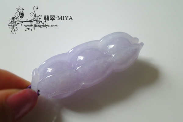 冰种正阳绿翡翠鱼化龙小挂坠