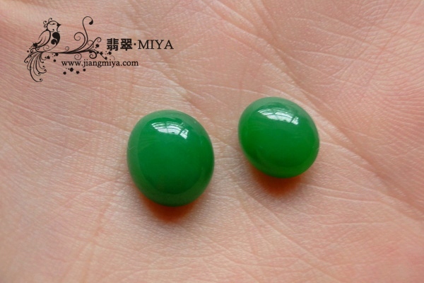 冰糯种细腻美貌小绿豆蛋面