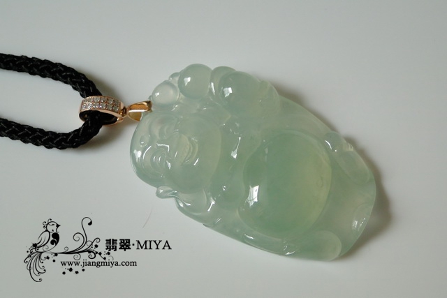 冰种淡晴水绿大站佛