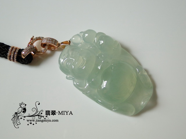冰种淡晴水绿大站佛