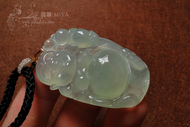 冰种淡晴水绿大站佛