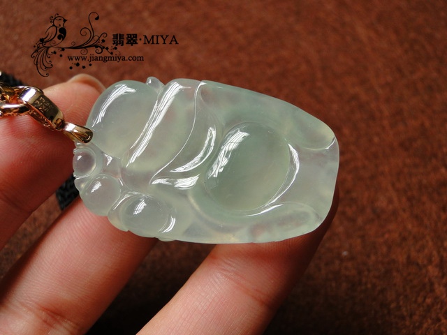 冰种淡晴水绿大站佛