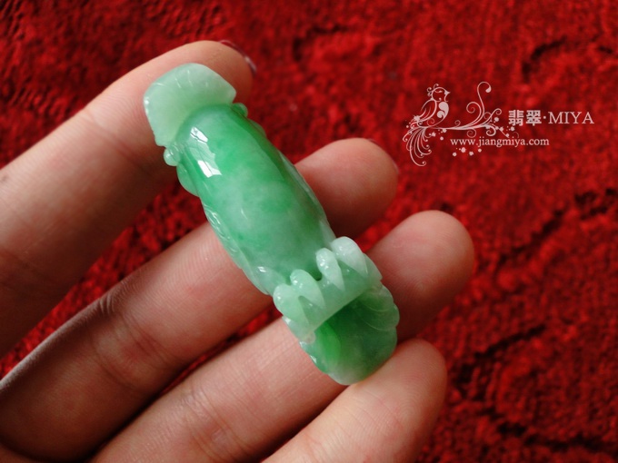 细糯种带翠阳绿胖鹦鹉