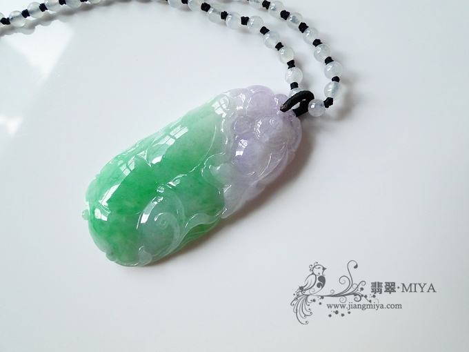 紫加绿春带彩荷叶