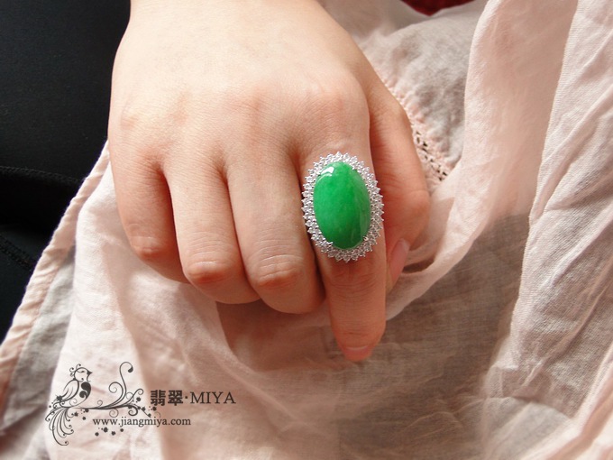 翡翠定制镶嵌