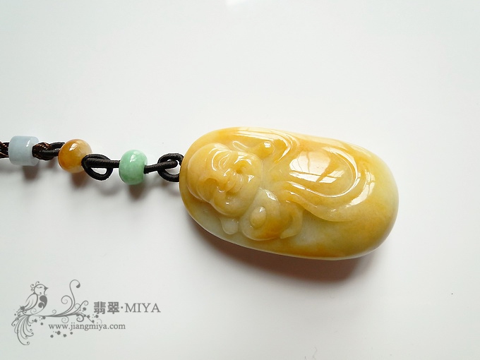 翡翠手玩件，翡翠把玩件