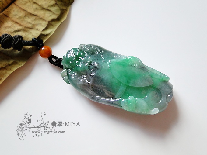 翡翠如意，翡翠钟馗