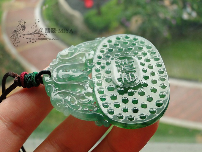 仿古雕刻吉祥如意牌