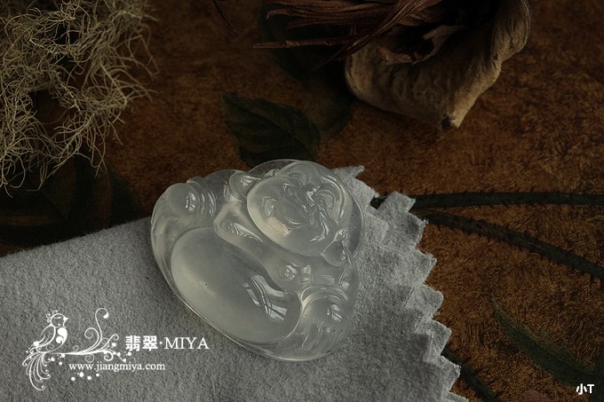 高冰种强荧光弥勒佛