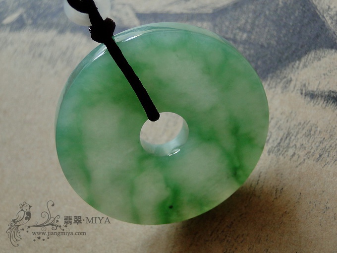 冰种飘花怀古一对
