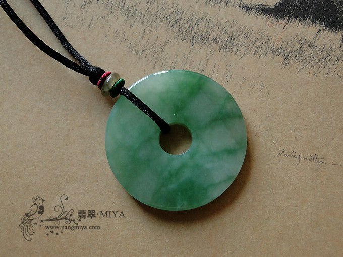 冰种飘花怀古一对