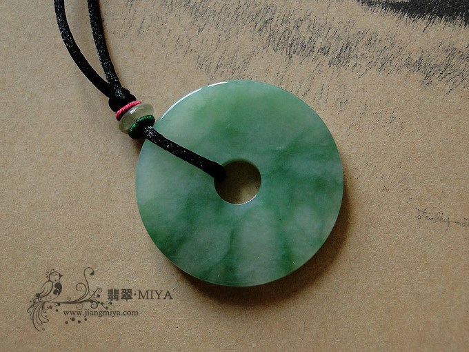 冰种飘花怀古一对
