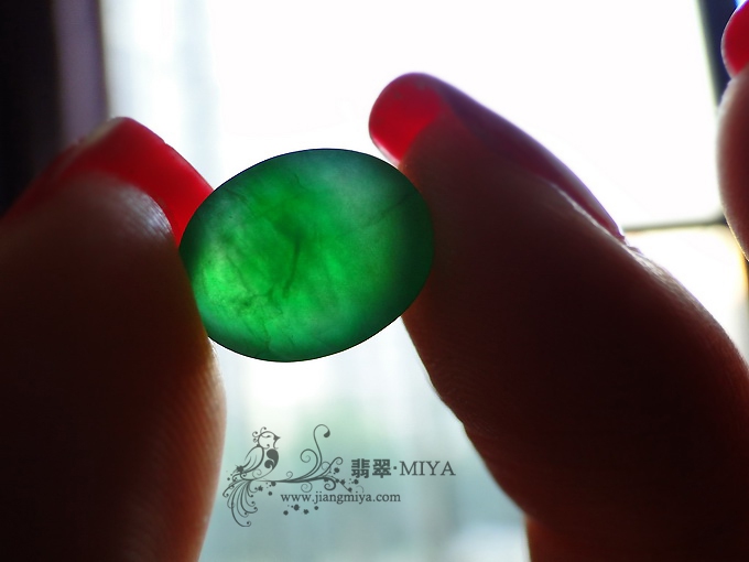 一手绿蛋面