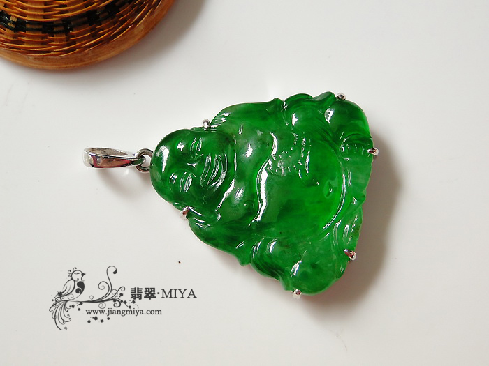玻璃种帝王绿佛公