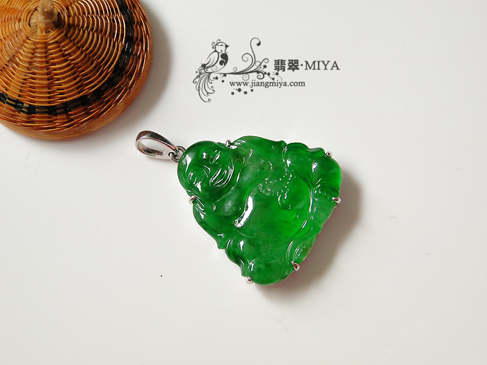 玻璃种帝王绿佛公