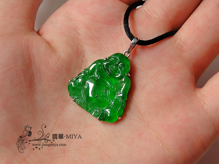 玻璃种帝王绿佛公