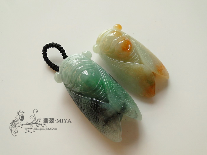 一鸣惊人，比翼双飞，两只蝉