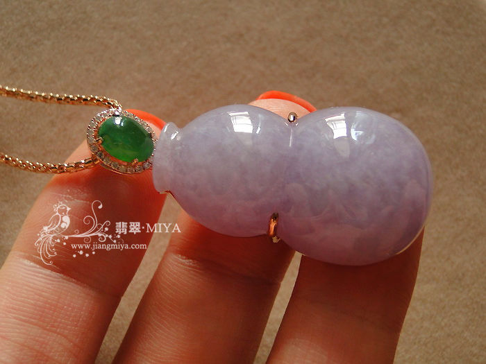 饱满春紫翡翠大葫芦