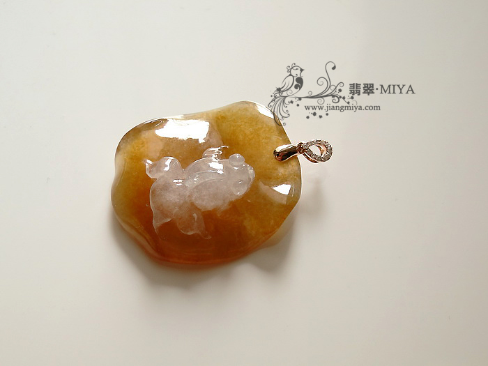 高冰冰黄连连有余挂件