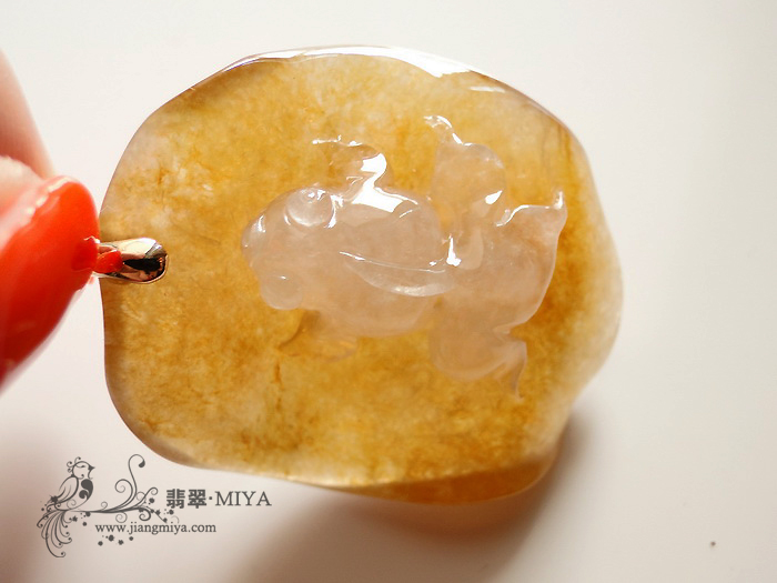 高冰冰黄连连有余挂件