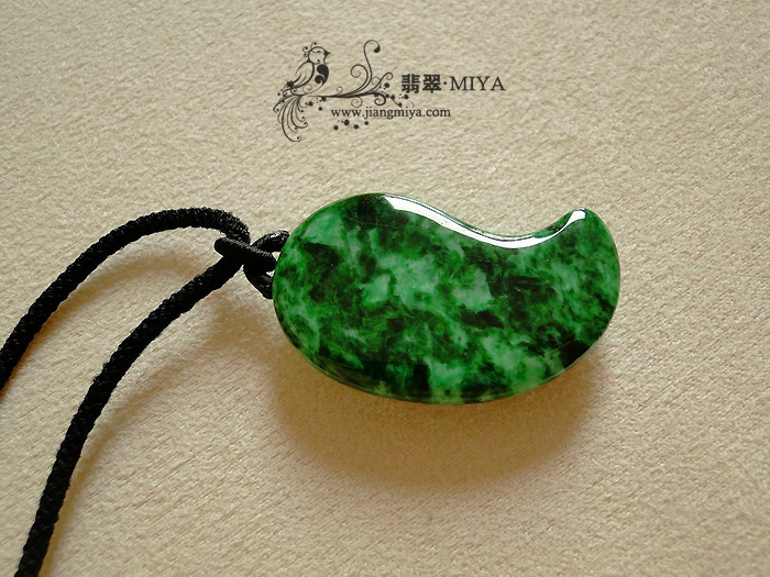 翡翠素件个性定制，花青试水第一件
