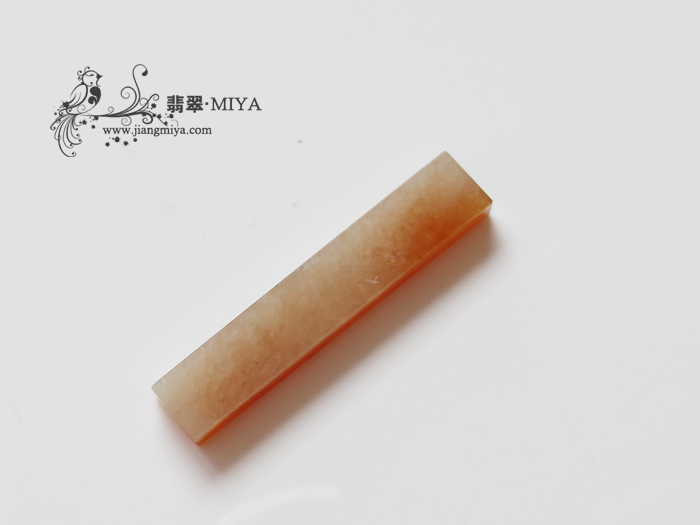 天然冰黄翡翠平安无事方柱