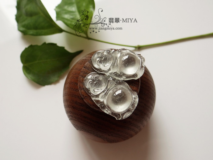 玻璃种小站佛吊坠