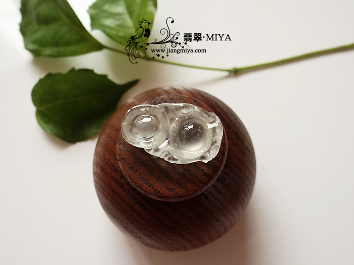 玻璃种小站佛吊坠